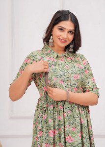 UR7 Women Printed Anarkali Kurta