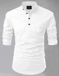 Nofilter Men Solid Straight Kurta