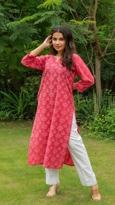 JAIPUR FASHION Women Printed A-line Kurta