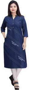 anmol fashion Women Embroidered Straight Kurta