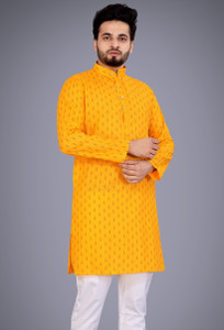 Nofilter Men Solid Straight Kurta