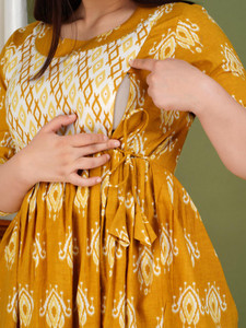 Fashion4Word Women Printed Anarkali Kurta