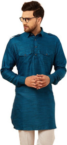 ARMAAN ETHNIC Men Self Design Pathani Kurta