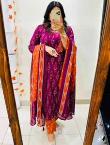 MKS CREATION Women Embroidered Straight Kurta