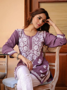 stylescope Women Embroidered Straight Kurta
