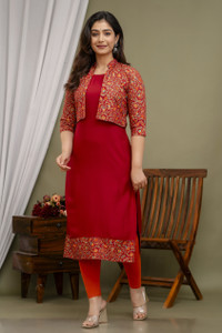 Mialo fashion Women Printed Straight Kurta
