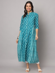 SUBAGI FASHION Women Floral Print A-line Kurta