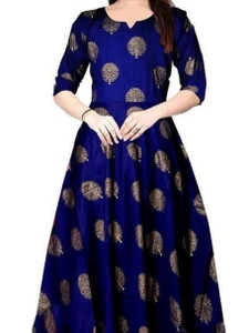 The Fashion Kurties Women Checkered Anarkali Kurta