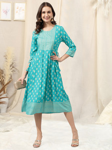 MIRCHI FASHION Women Printed A-line Kurta