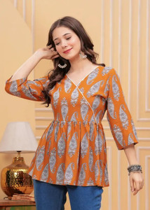 SDAL INTERNATIONAL Women Floral Print Cape Top Kurta