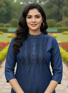 Salwa Women Solid Straight Kurta