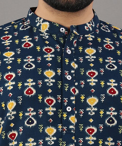 VeBNoR Men Printed Straight Kurta