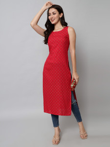 NYPA Women Printed Straight Kurta