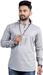 SPOQUE Men Washed Straight Kurta