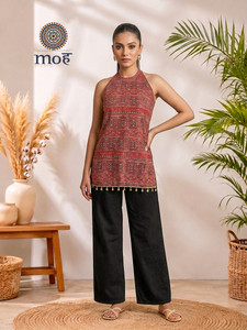 MOH STUDIO Women Printed Straight Kurta