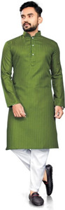 Simran Creation Men Solid Straight Kurta