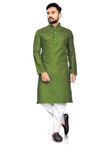 Simran Creation Men Solid Straight Kurta