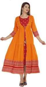 KT fashion Women Printed Anarkali Kurta