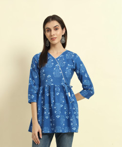 Mialo fashion Women Printed Flared Kurta