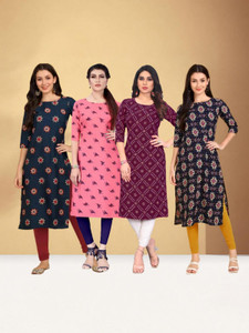 Hiral Women Printed Straight Kurta