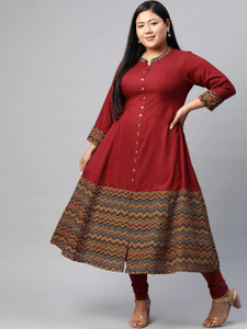 AKIKO Women Printed A-line Kurta