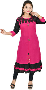 Zenat Women Self Design Ethnic Dress Kurta