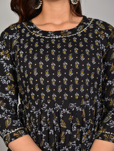 Madfury Women Printed Anarkali Kurta