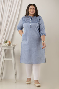 Neerupam Collection Women Striped Ethnic Dress Kurta