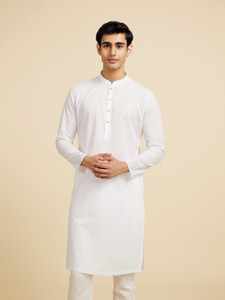 DIWAS by Manyavar Men Solid Straight Kurta
