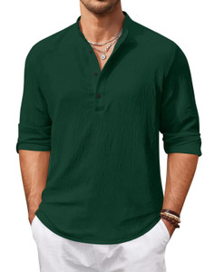 HEMADHAV Men Solid Straight Kurta