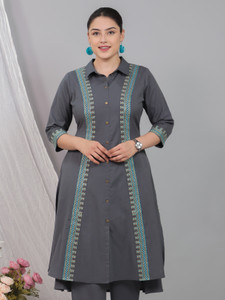 Aramya Women Printed High Low Kurta