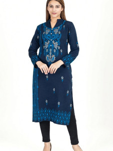 Rosary Women Printed Straight Kurta