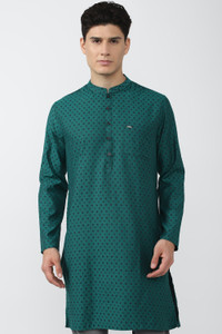 PETER ENGLAND Men Printed Straight Kurta