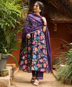 QISSA Women Printed Ethnic Dress Kurta