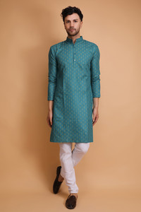Colorbenz Men Printed Straight Kurta