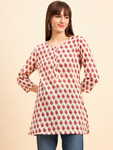 Neesh Women Printed Straight Kurta