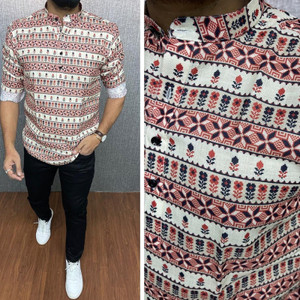colorwings Men Printed Straight Kurta