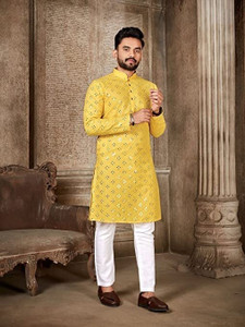 DM FASHION CLUB Men Printed A-line Kurta