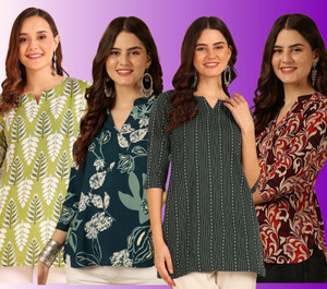 gfashion Women Leheriya A-line Kurta