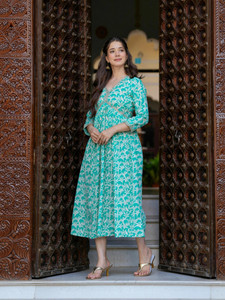 Lakshay Fashion Women Embroidered Anarkali Kurta