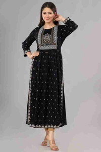 JaishreeFab Women Floral Print A-line Kurta