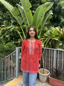 JAIPUR RAJWADA Women Printed Straight Kurta