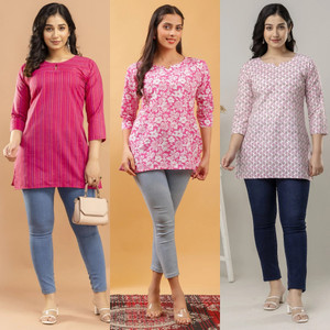 SarojAttire Women Printed, Self Design A-line Kurta