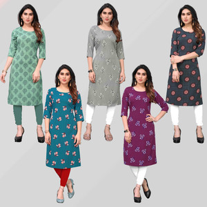 KETAKI FASHION Women Printed Straight Kurta