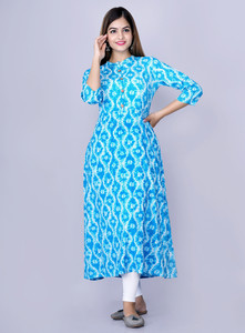 Glowworld Women Printed Straight Kurta