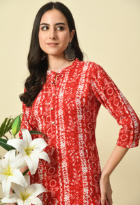 Glowworld Women Printed Straight Kurta