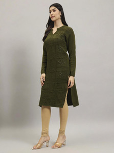 HERMISTON Women Solid Straight Kurta