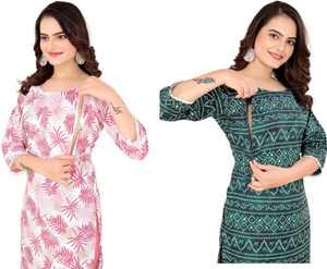 Parwati Creation Women Printed Anarkali Kurta