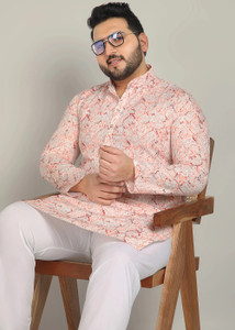 METRONAUT PLUS Men Printed A-line Kurta