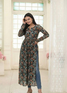 MAPRI Women Printed Straight Kurta